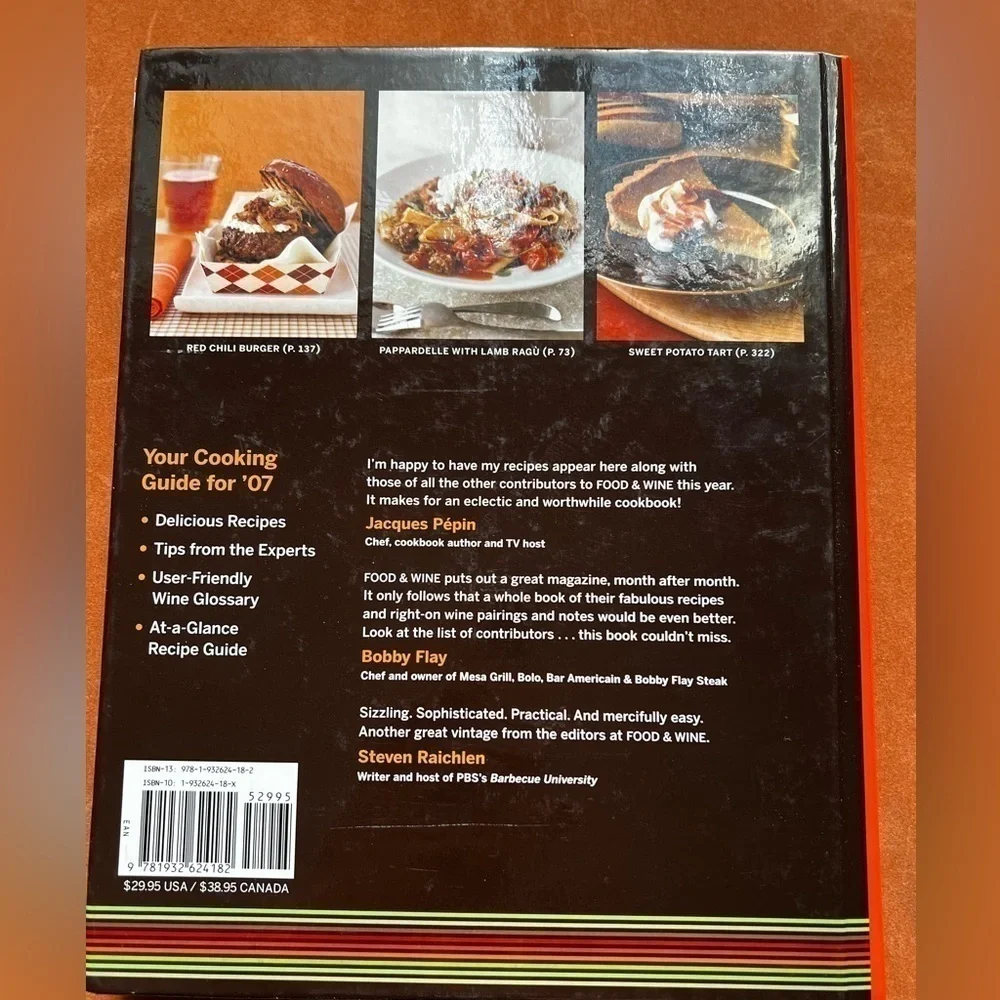 Food & Wine vintage cookbook